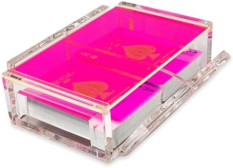 Luxe Dominoes La Canasta Set with 2 Decks in Acrylic Box