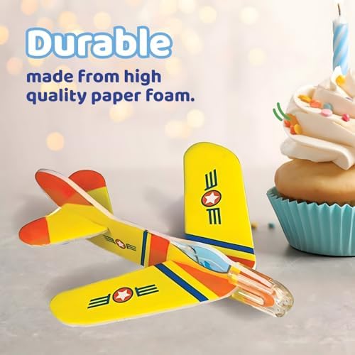 Neliblu 72 Piece Carnival Prize Pack Foam Airplanes for Kids