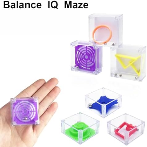 24 Pcs Brain Puzzle Cubes Balance IQ Maze Game