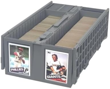 BCW Collectible Card Bin - Single Gray Holds 1600 Cards