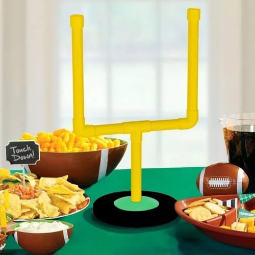 Amscan Pretty Party Centerpiece Plastic Football Goal Design