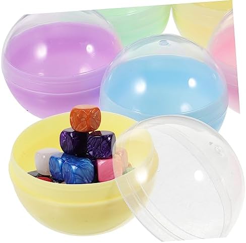 Toyvian 50pcs Fillable Mystery Machine Balls for Easter and Birthday Parties