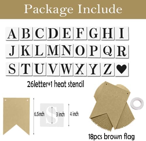 DIY Brown Banner Set Custom Signs for Parties