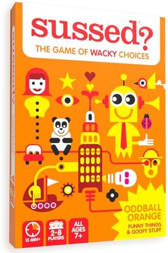 Sussed What Would You Do Travel Card Game - Orange Pack