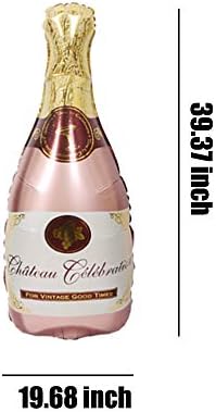 Champagne Bottle Balloons 4PCS for Party Decorations