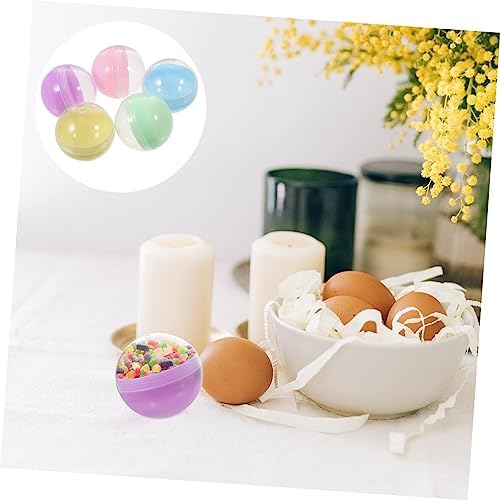 Toyvian 50pcs Fillable Mystery Machine Balls for Easter and Birthday Parties