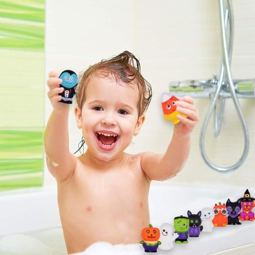 ArtCreativity Halloween Rubber Characters Pack of 10