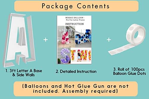 JW Passion 3FT Tall Mosaic Balloon Frame DIY Kit