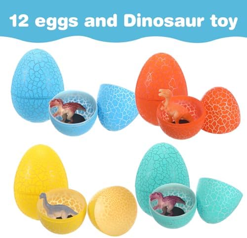 UPKOCH Dinosaur Egg Toys 12pcs Educational Montessori Learning Set