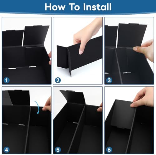 6 Pack Trading Card Storage Box with 3120 Card Capacity