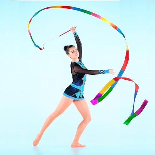 20Pack Rainbow Ribbon Streamers for Kids Party Supplies