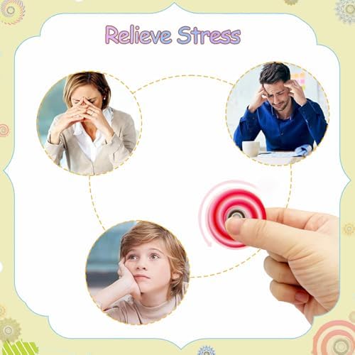 40 Pack Mini Fidget Spinners for Kids Teens Adults