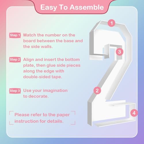 3 Feet Tall Balloon Mosaic Frame Decor Kit