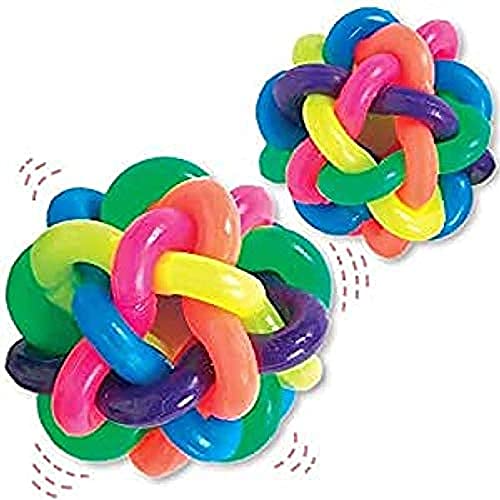Baker Ross Rainbow Spaghetti Balls - Pack of 5 for Kids