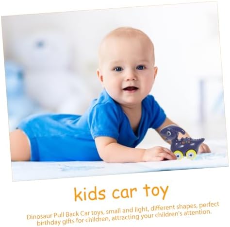VOSAREA 6pcs Dinosaur Car Toy for Kids