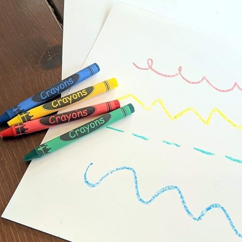 CrayonKing 25 Sets of 4-Packs 100 Bulk Crayons - Non-Toxic