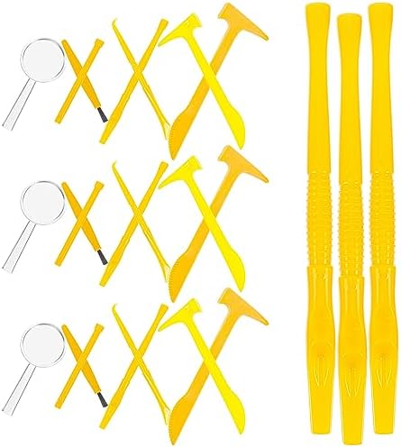 BESTonZON 63pc Gemstone Digging Kit for Kids
