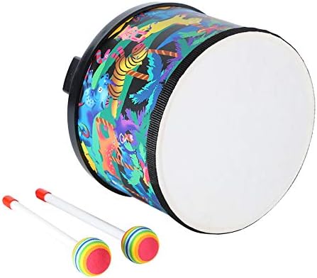 Ubblove Floor Tom Drum for Kids 8 Inch Black