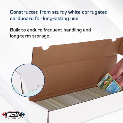 BCW 800ct Trading Card Storage Boxes 3 Pack
