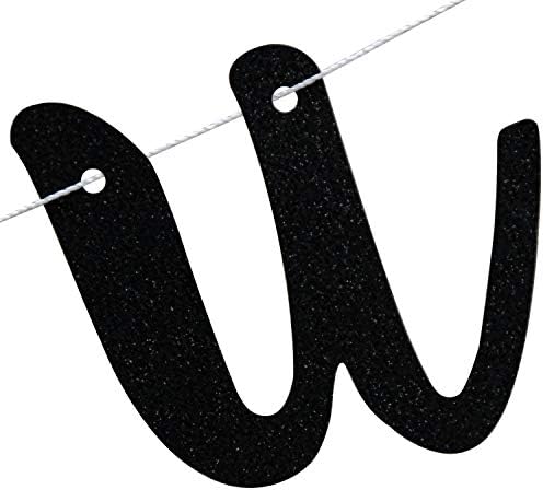 Bach That Ass Up Bachelorette Banner Black Glitter