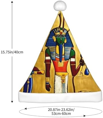 Ancient Egypt Tribe Print Christmas Santa Hat Plush