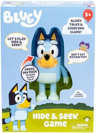 Bluey Hide Seek Game with Timer and Dance Feature