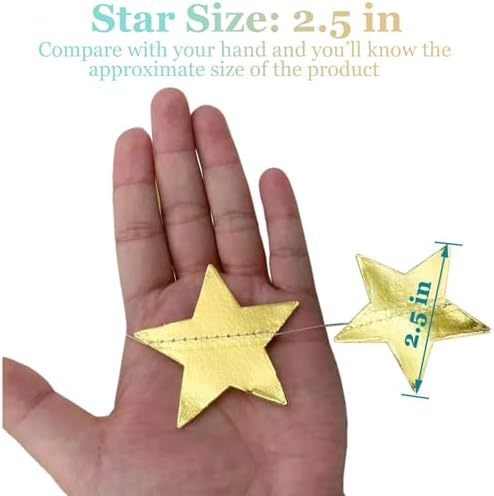 Yzurbu 130ft Gold Star Garland 10 Strings Decor