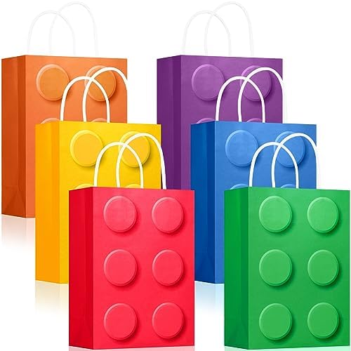YOTNUS Building Block Party Gift Bags with Handles