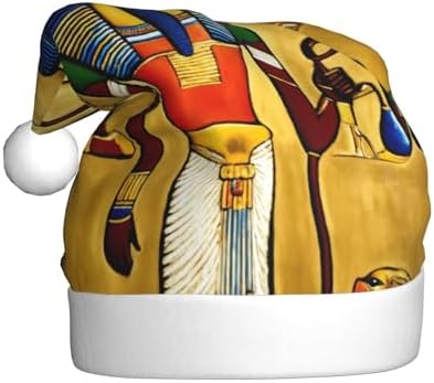 Ancient Egypt Tribe Print Christmas Santa Hat Plush