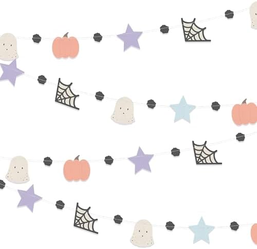 Cheerland Pastel Halloween Garland Decorations