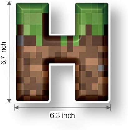 Pixel Birthday Decorations Happy Birthday Banner Mining Theme Party Supplies