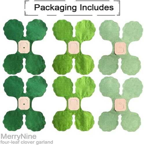 MerryNine Party Streamers 6pcs Green Garland