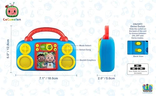 eKids Cocomelon Music Player with Freeze Dance and Nursery Rhymes