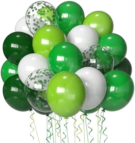 Green Balloons Dark Green Balloon Set 50 Pcs 12 Inch