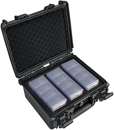 Waterproof Graded Card Storage Box for 102 Slabs and Magnetic Cards