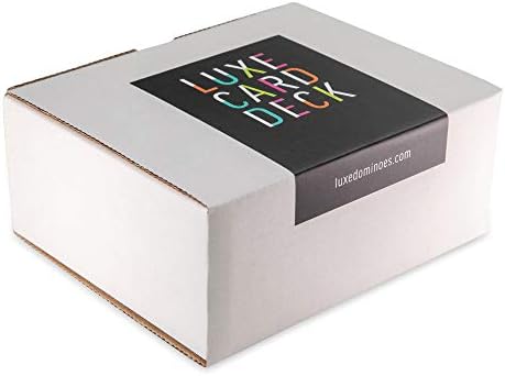 Luxe Dominoes La Canasta Set with 2 Decks in Acrylic Box
