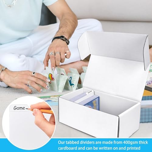 VOKOY Trading Card Storage Box 6 Pack 400 Count Case