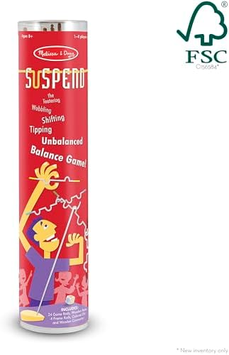 Melissa Doug Suspend Family Game 31 Pcs Wire Balance Game