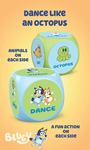 BLUEY Wackadoo Dice Game for Family Fun