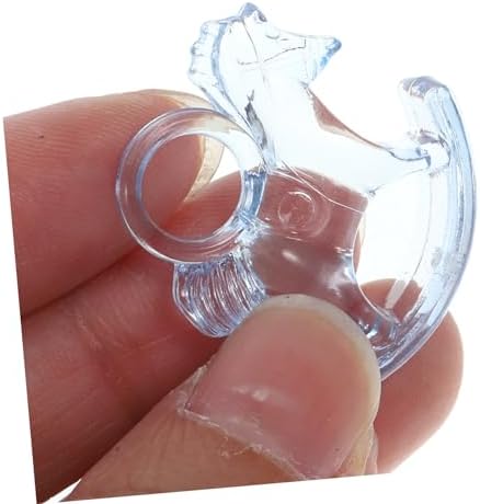 48pcs Acrylic Rocking Horse Decorations for Boys Girls