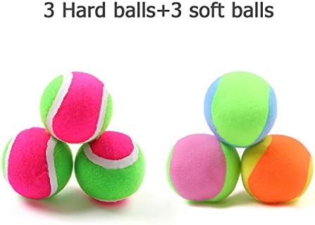 Aneco Toss and Catch Paddle Game Set with Storage Bag
