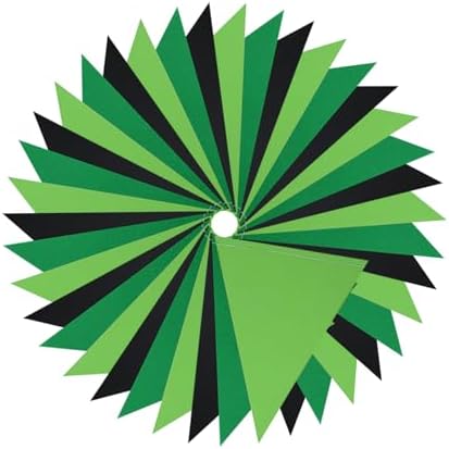 Mefuny 3 Pack Black Green Party Decorations