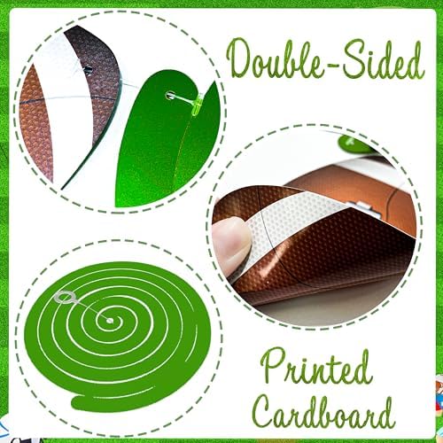 Football Party Hanging Swirls 20PCS Decorations