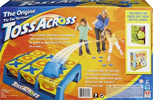 Mattel Games Toss Across Bean Bag Game Set for 2-4 Players
