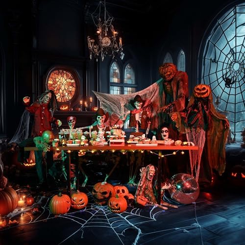AW Realistic 54 Ft Skeleton Halloween Decor