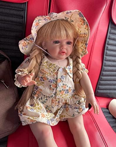 60CM Standing Realistic Toddler Reborn Baby Doll Girl Princess Betty