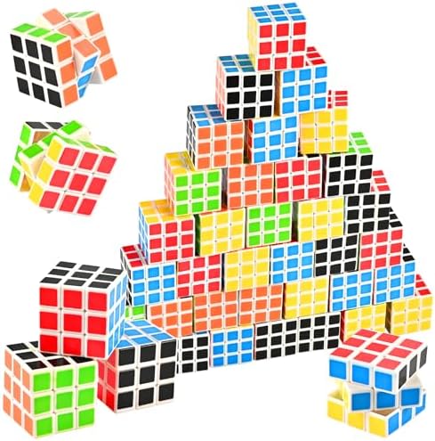 GOLDGE 40 Mini Cube Puzzles 3x3 Fun Toys