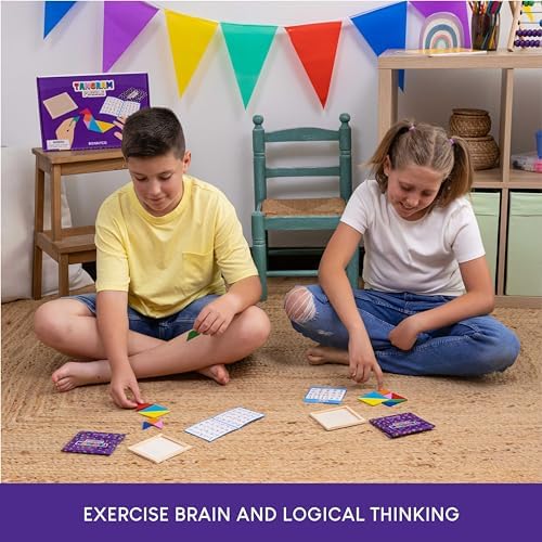 Tangram Puzzle Wooden Set 30 Kids Party Favors