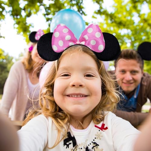 Septo 10 Pack Mouse Ears Headbands Party Decor