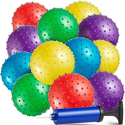 Bedwina Mini Knobby Balls Pack of 12 5 Inch Sensory Balls